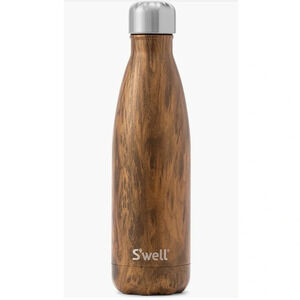 S'well 17-Ounce Insulated Stainless Steel Bottle, Teakwood